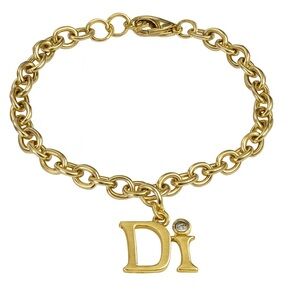 Diamonds International Bracelet DI Charm Goldtone Link with Cruise Ship Jewelry